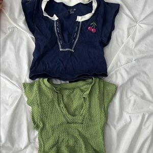 UO Navy and Green out from under rare top bundle